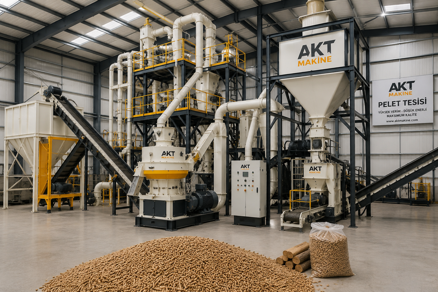 AKT Makine anahtar teslim pelet tesisi kurulumu
